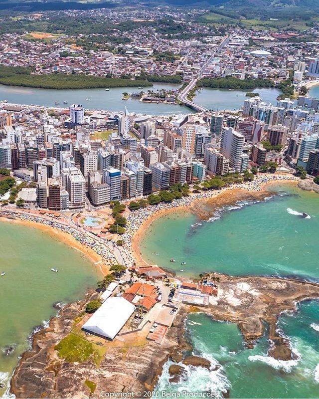 Apt Centro 50 M Mar, Wi-Fi, Completo, Local Top Guarapari Buitenkant foto